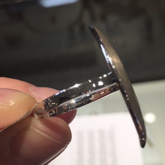 Sterling silver BREUNING white sapphire ring - Picture 5 of 6